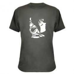 Камуфляжная футболка Daft Punk - PrintSalon