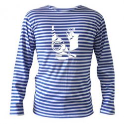 Тельняшка с длинным рукавом Daft Punk - PrintSalon