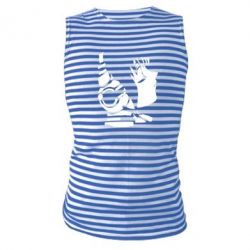 Майка-тельняшка Daft Punk - PrintSalon