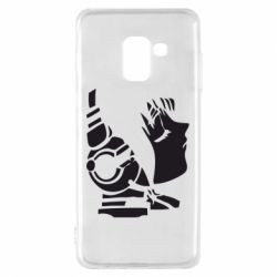 Чехол для Samsung A8 2018 Daft Punk - PrintSalon