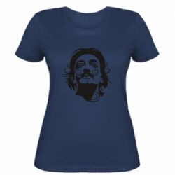 Женская футболка Dali Face - PrintSalon