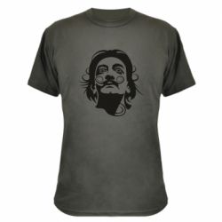 Камуфляжная футболка Dali Face - PrintSalon