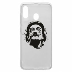 Чехол для Samsung A20 Dali Face-PrintSalon Чехол для Samsung A20 Dali Face