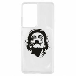 Чехол для Samsung S21 Ultra Dali Face-PrintSalon Чехол для Samsung S21 Ultra Dali Face