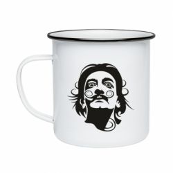 Кружка эмалированная Dali Face