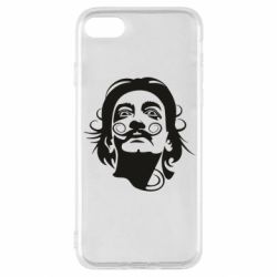 Чехол для iPhone SE 2022 Dali Face - PrintSalon