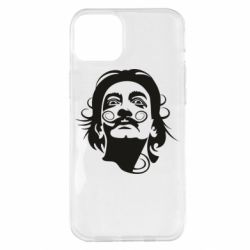Чехол для iPhone 14 Plus Dali Face - PrintSalon