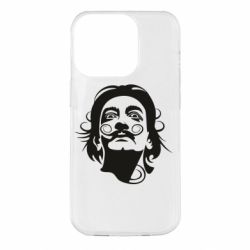 Чехол для iPhone 14 Pro Dali Face - PrintSalon