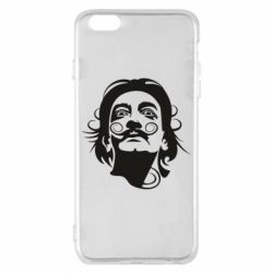 Чехол для iPhone 6 Plus/6S Plus Dali Face - PrintSalon