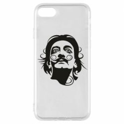 Чехол для iPhone 7 Dali Face - PrintSalon