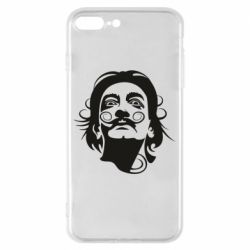 Чехол для iPhone 8 Plus Dali Face - PrintSalon