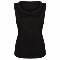 Женская майка Dali Face - PrintSalon