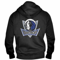 Мужское худи на молнии Dallas Mavericks - PrintSalon