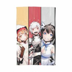 Полотенце с принтом Danmachi Heroes - PrintSalon