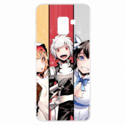 Чехол для Samsung A8+ 2018 Danmachi Heroes - PrintSalon