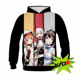 Детское 3D худи Danmachi Heroes - PrintSalon