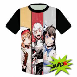 Детская 3D футболка Danmachi Heroes - PrintSalon