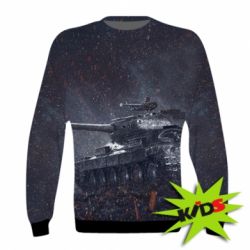 Детский 3D свитшот Dark tank-PrintSalon Детский 3D свитшот Dark tank