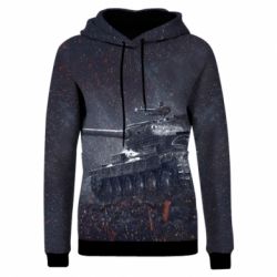 Жіноче 3D худі Dark tank