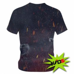 Детская 3D футболка Dark tank