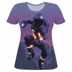 Женская футболка 3D Dark Voyager from Fortnite - PrintSalon