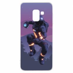 Чехол для Samsung A8 2018 Dark Voyager from Fortnite