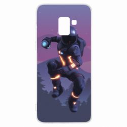 Чехол для Samsung A8+ 2018 Dark Voyager from Fortnite - PrintSalon