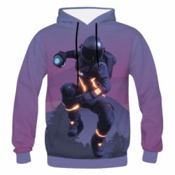 Мужское 3D худи Dark Voyager from Fortnite - PrintSalon