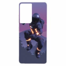 Чехол для Samsung S21 Ultra Dark Voyager from Fortnite - PrintSalon