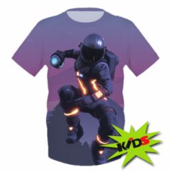 Детская 3D футболка Dark Voyager from Fortnite - PrintSalon