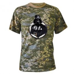 Камуфляжная футболка Дарт Вейдер Арт - PrintSalon