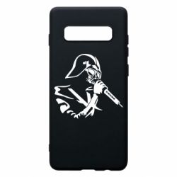 Чехол для Samsung S10+ Дарт Вейдер караоке - PrintSalon