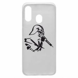 Чехол для Samsung A40 Дарт Вейдер караоке - PrintSalon
