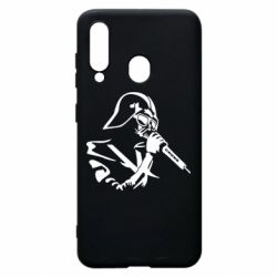 Чехол для Samsung A60 Дарт Вейдер караоке - PrintSalon