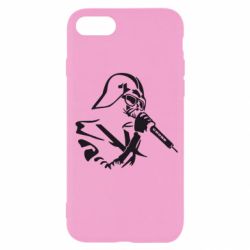 Чехол для iPhone SE 2020 Дарт Вейдер караоке - PrintSalon