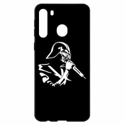 Чехол для Samsung A21 Дарт Вейдер караоке - PrintSalon