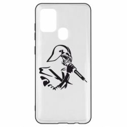Чехол для Samsung A21s Дарт Вейдер караоке - PrintSalon