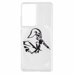 Чехол для Samsung S21 Ultra Дарт Вейдер караоке - PrintSalon