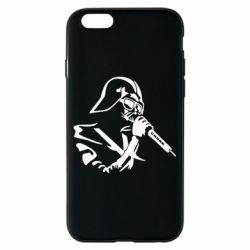 Чехол для iPhone 6/6S Дарт Вейдер караоке - PrintSalon