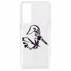 Чехол для Oppo Reno 4 Pro Дарт Вейдер караоке - PrintSalon