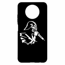Чехол для Xiaomi Redmi Note 9 5G/Redmi Note 9T Дарт Вейдер караоке-PrintSalon Чехол для Xiaomi Redmi Note 9 5G/Redmi Note 9T Дарт Вейдер караоке