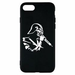 Чехол для iPhone 8 Дарт Вейдер караоке - PrintSalon