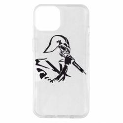 Чехол для iPhone 14 Дарт Вейдер караоке - PrintSalon