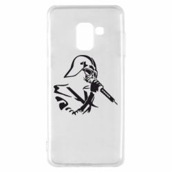 Чехол для Samsung A8 2018 Дарт Вейдер караоке - PrintSalon