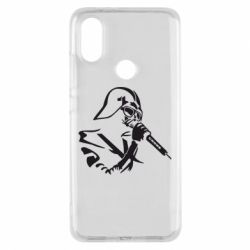 Чехол для Xiaomi Mi A2 Дарт Вейдер караоке - PrintSalon