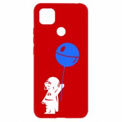 Чехол для Xiaomi Redmi 9c Дарт Вейдер с шариком