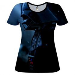 Женская футболка 3D Darth Vader-PrintSalon Женская футболка 3D Darth Vader