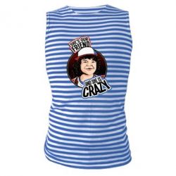 Майка-тельняшка Дастин очень странные дела арт - PrintSalon