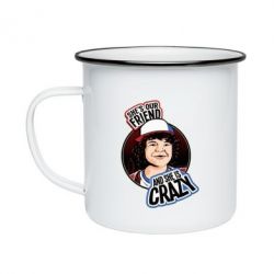Кружка эмалированная Дастин очень странные дела арт - PrintSalon