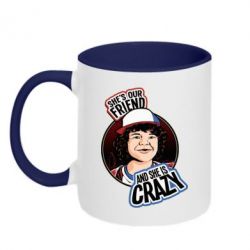 Чашка двокольорова Дастін дуже дивні справи арт